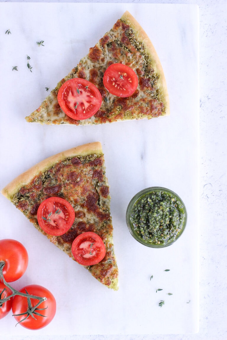 Pistachio Pesto Pizza - Veg Girl RD